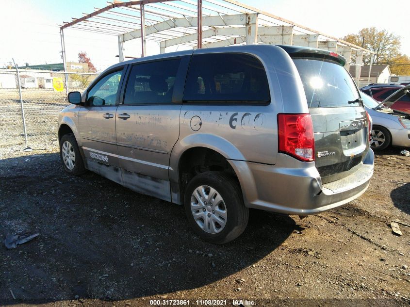 2014 DODGE GRAND CARAVAN SE 2C4RDGBG0ER285634