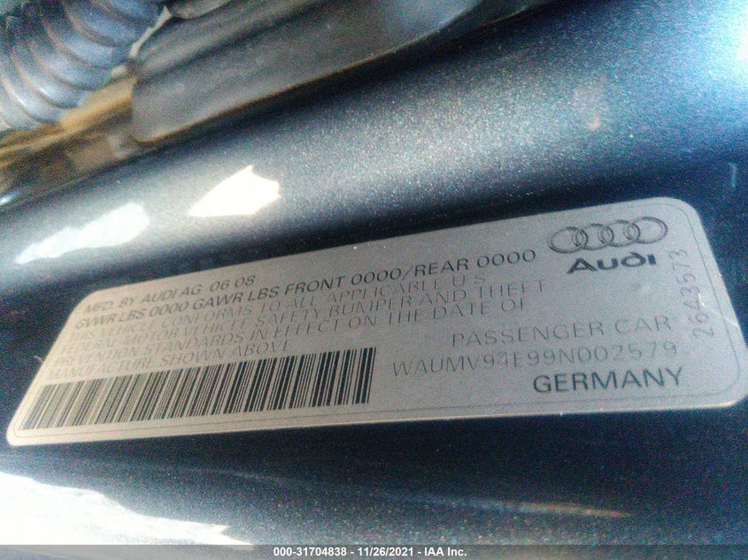 Audi A8 l 2009