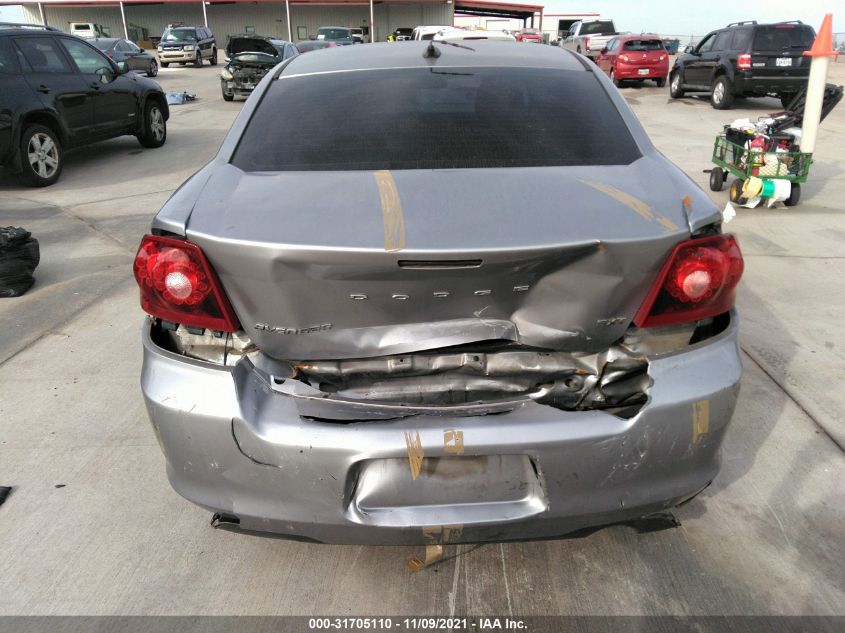 2013 DODGE AVENGER SXT 1C3CDZCB0DN590376