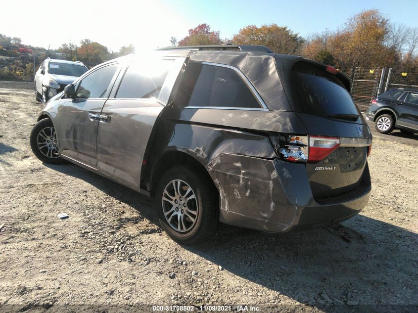 2013 HONDA ODYSSEY EX-L 5FNRL5H68DB033095