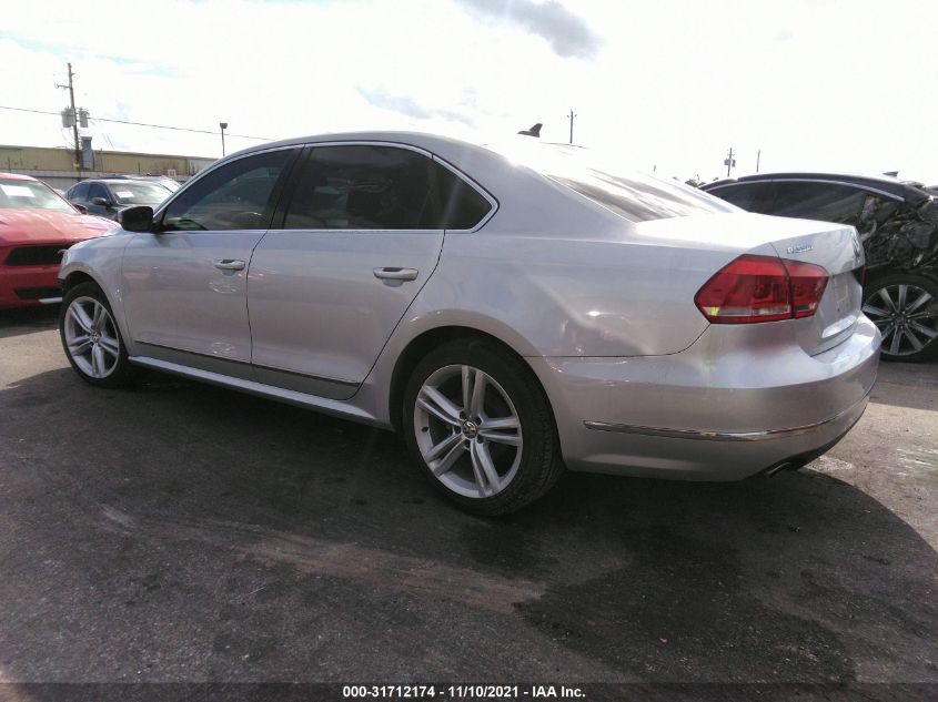 2013 VOLKSWAGEN PASSAT TDI SEL PREMIUM 1VWCN7A39DC124642