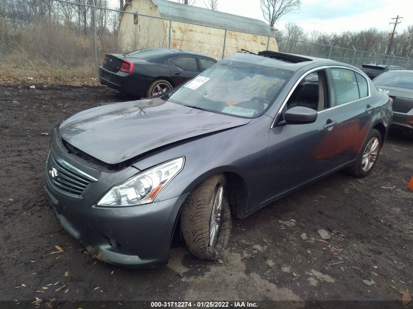 2013 INFINITI G37 SEDAN X JN1CV6AR9DM750044