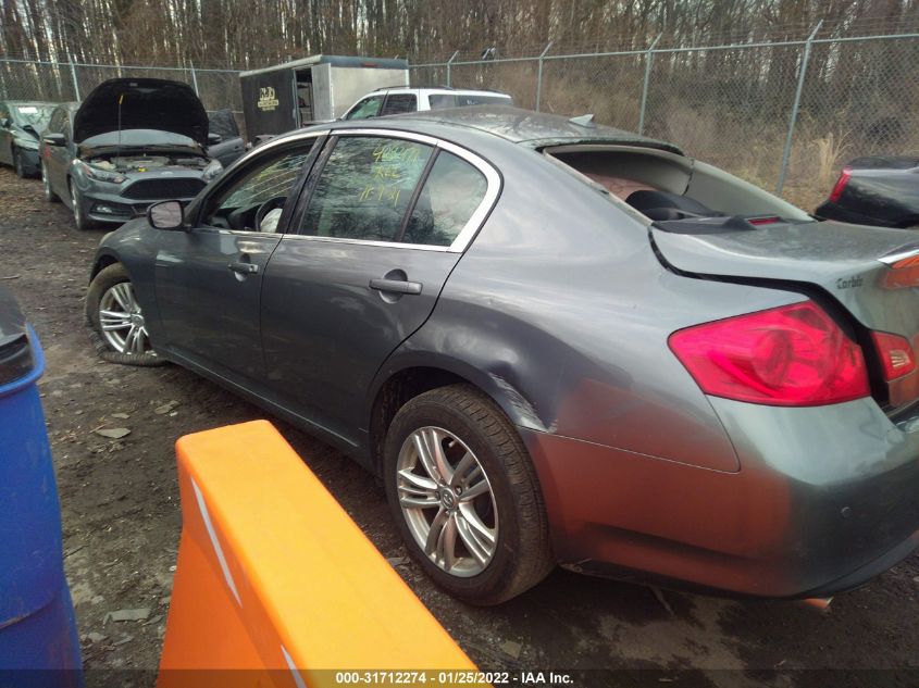 2013 INFINITI G37 SEDAN X JN1CV6AR9DM750044