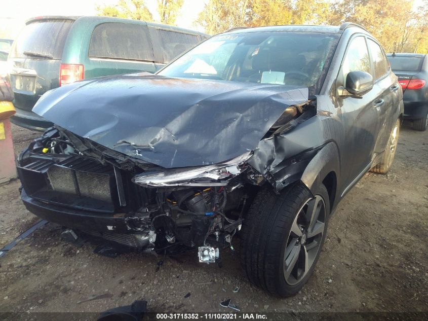 2018 HYUNDAI KONA ULTIMATE KM8K53A52JU070417