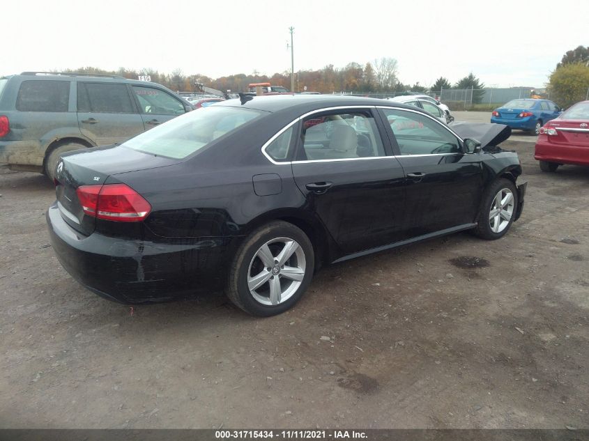 2013 VOLKSWAGEN PASSAT SE 1VWBP7A36DC002911