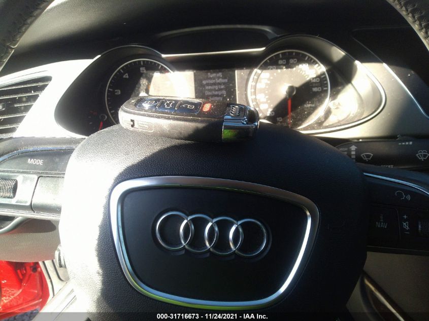 2013 AUDI A4 PREMIUM PLUS WAUFFAFL1DN028749