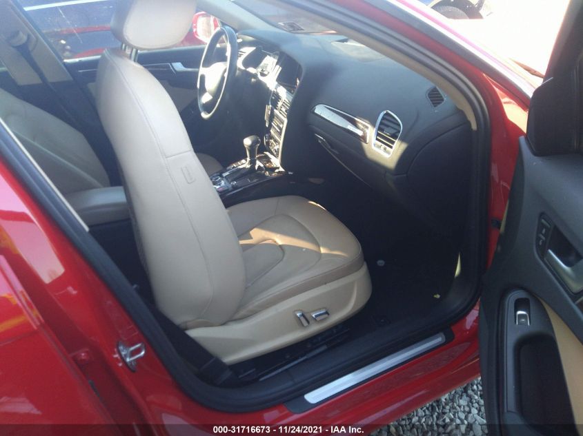 2013 AUDI A4 PREMIUM PLUS WAUFFAFL1DN028749