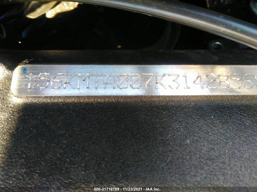 2019 INDIAN MOTORCYCLE CO. SCOUT BOBBER ABS 56KMTA007K3142856