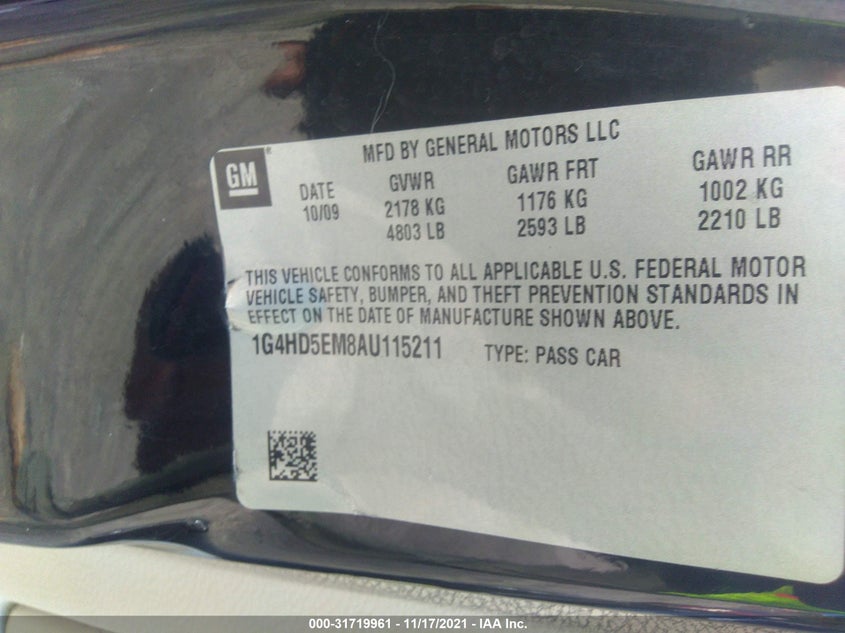 Buick Lucerne 2010