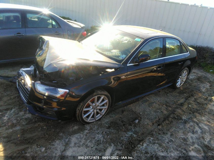 2015 AUDI A4 PREMIUM PLUS WAUEFAFL1FN017748