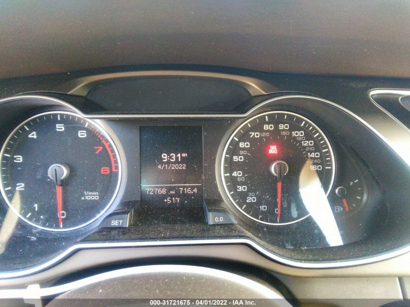 2015 AUDI A4 PREMIUM PLUS WAUEFAFL1FN017748