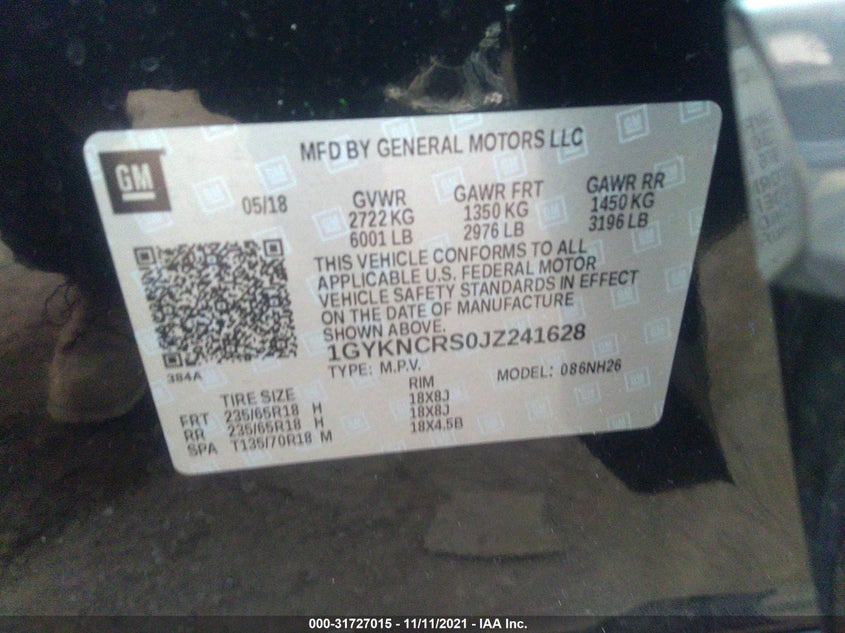 Cadillac Xt5 2018