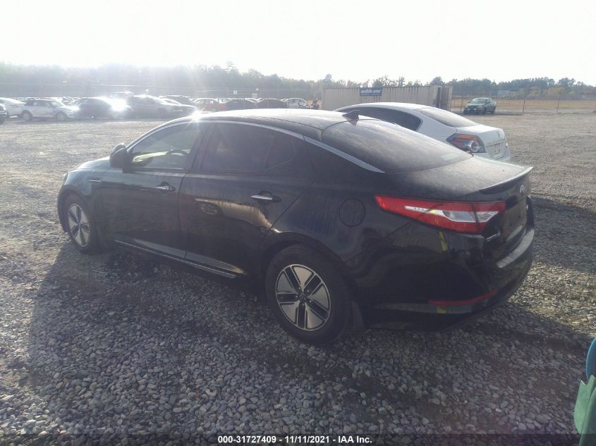 2013 KIA OPTIMA HYBRID LX - KNAGM4AD4D5043855