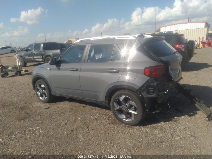 2021 HYUNDAI VENUE SEL KMHRC8A37MU129384