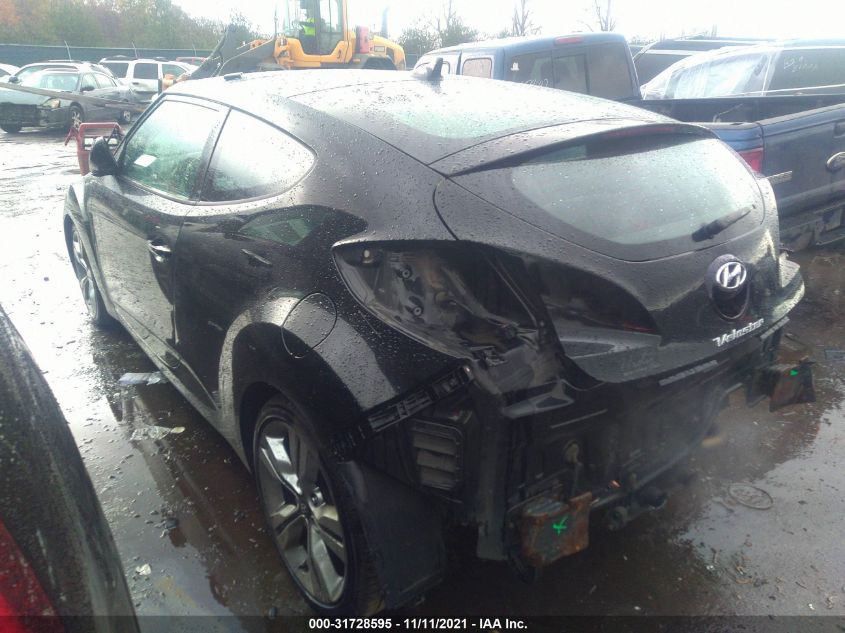 2013 HYUNDAI VELOSTER W/BLACK INT KMHTC6AD6DU164355
