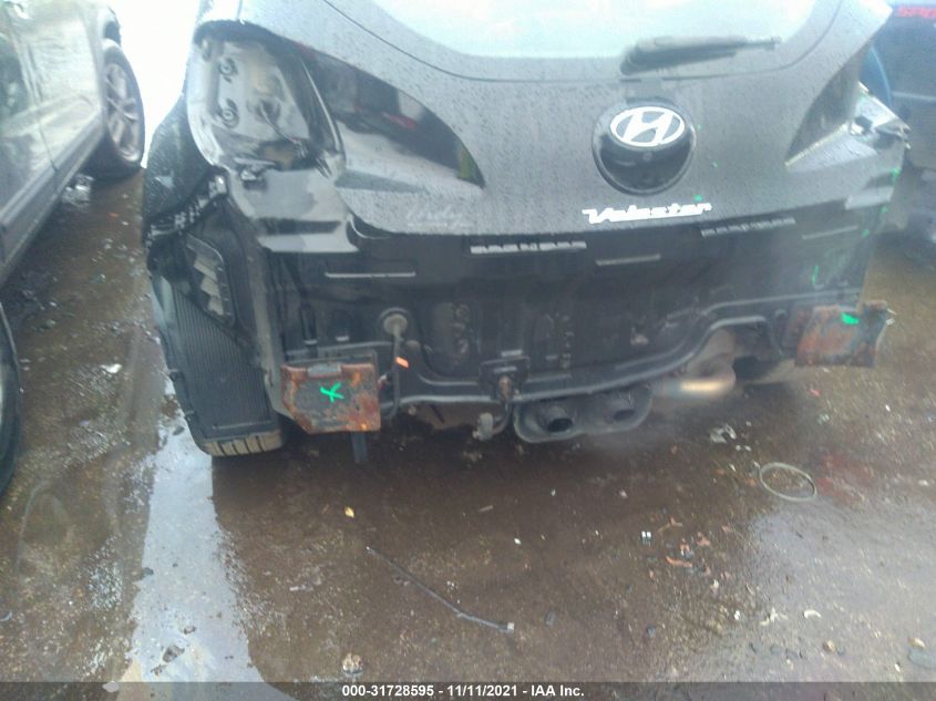 2013 HYUNDAI VELOSTER W/BLACK INT KMHTC6AD6DU164355