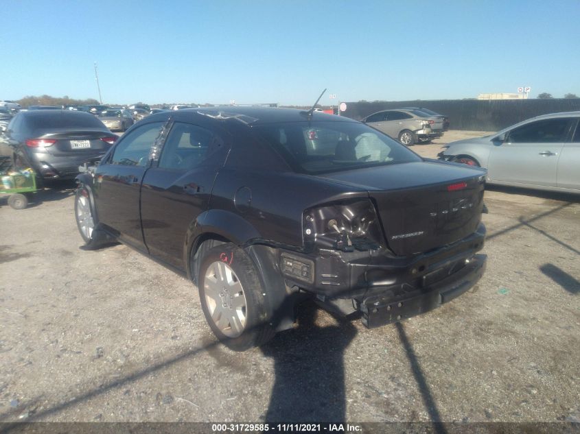 2014 DODGE AVENGER SE 1C3CDZABXEN214692
