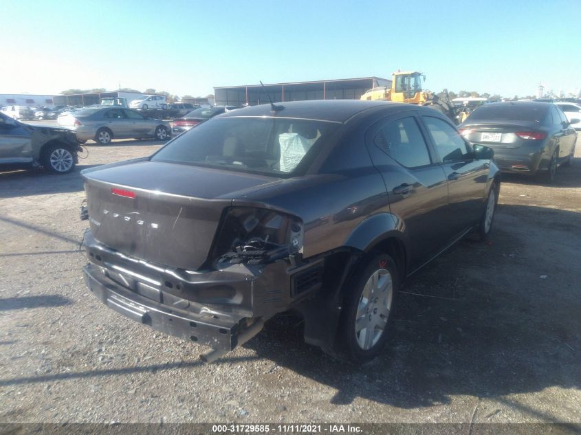 2014 DODGE AVENGER SE 1C3CDZABXEN214692