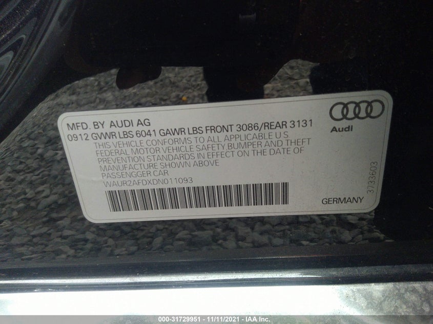 Audi A8 l 2013