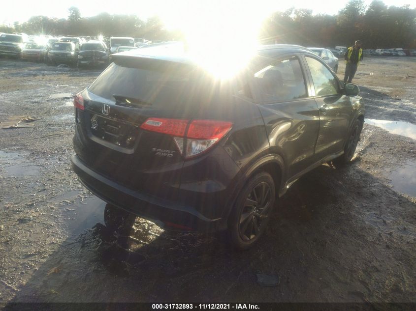 2021 HONDA HR-V SPORT 3CZRU6H10MM718639