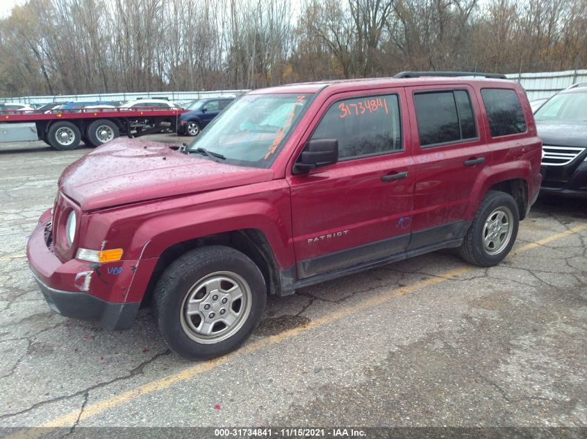 2015 JEEP PATRIOT SPORT 1C4NJPBB9FD343773