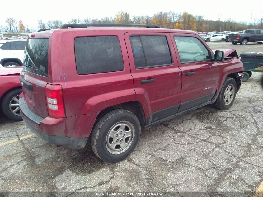 2015 JEEP PATRIOT SPORT 1C4NJPBB9FD343773