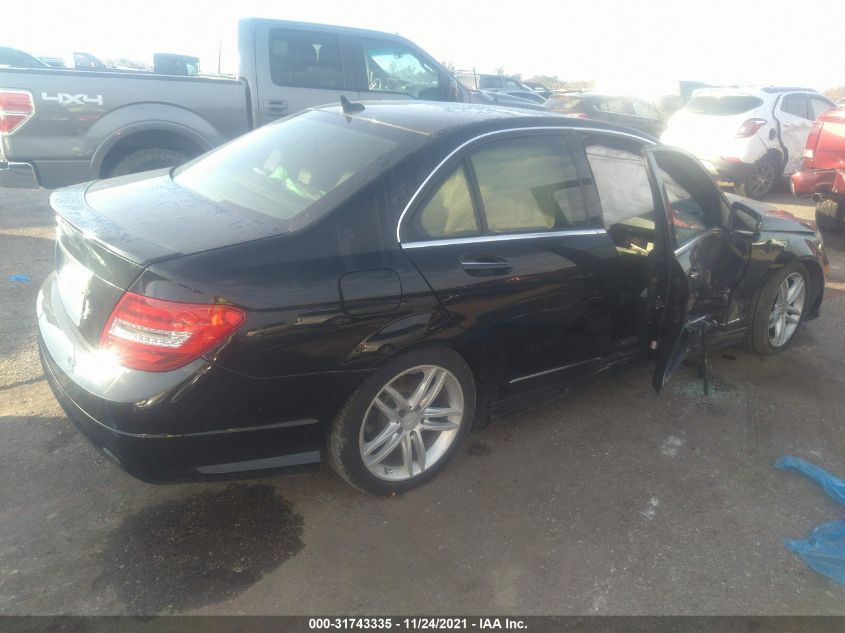 2013 MERCEDES-BENZ C-CLASS C 250 WDDGF4HB9DA760024
