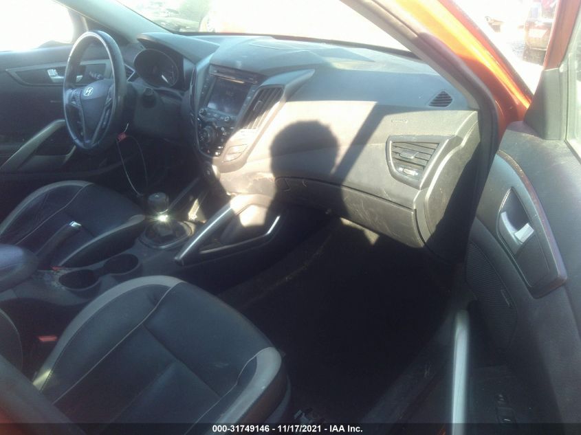 2014 HYUNDAI VELOSTER TURBO KMHTC6AE4EU201400