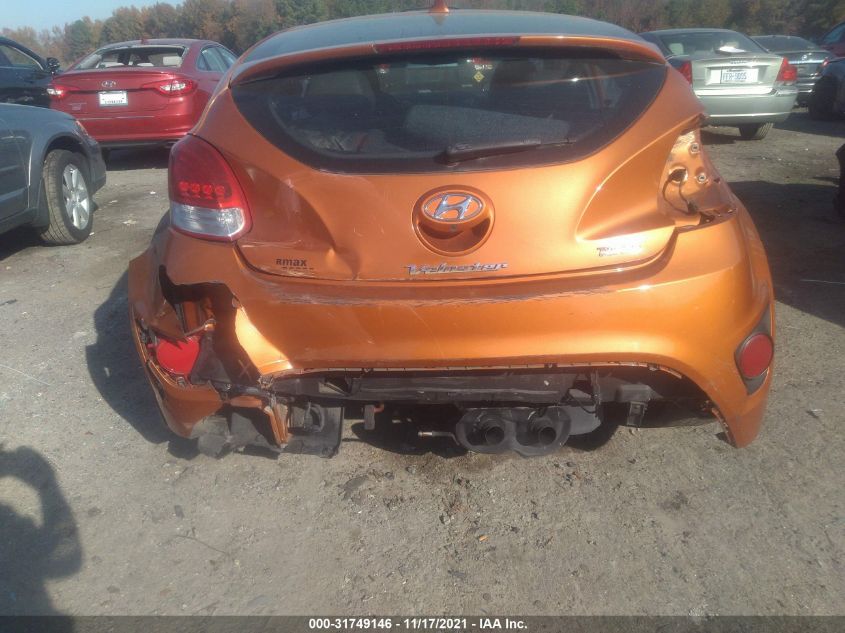 2014 HYUNDAI VELOSTER TURBO KMHTC6AE4EU201400
