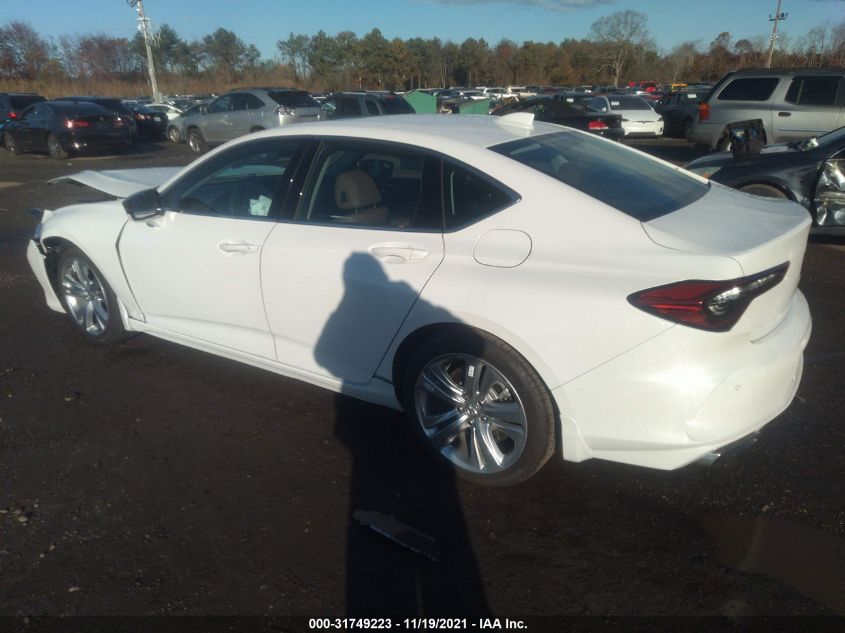 2021 ACURA TLX W/TECHNOLOGY PACKAGE 19UUB6F45MA008847