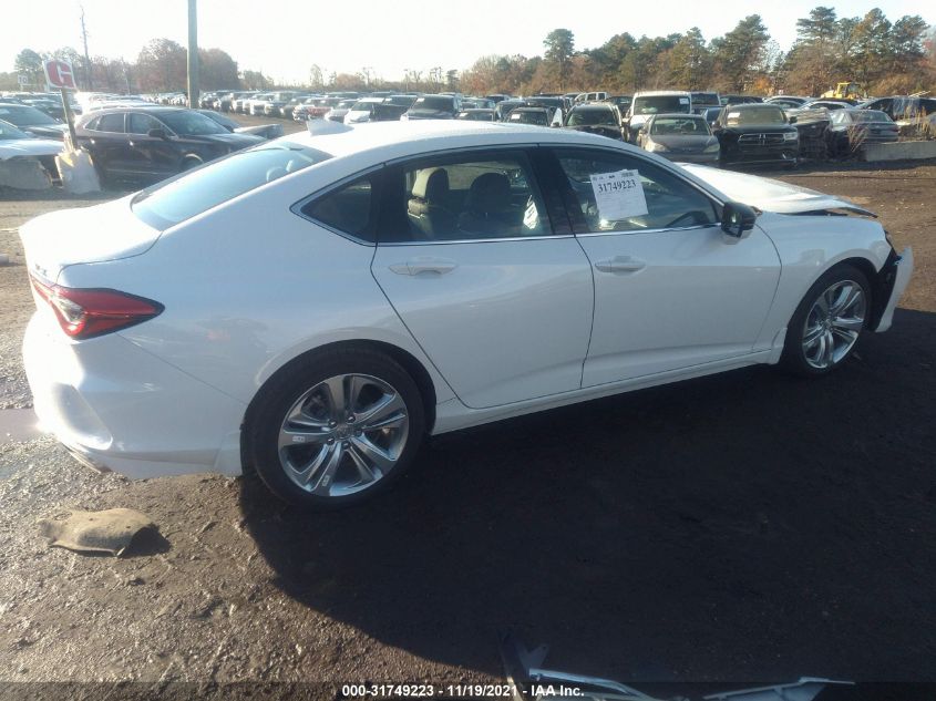 2021 ACURA TLX W/TECHNOLOGY PACKAGE 19UUB6F45MA008847