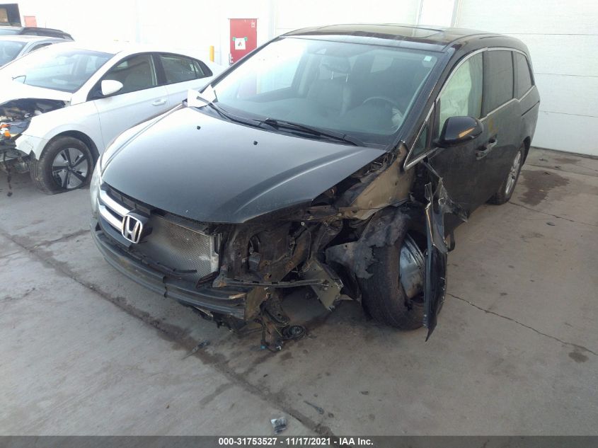 2014 HONDA ODYSSEY EX-L 5FNRL5H65EB024176