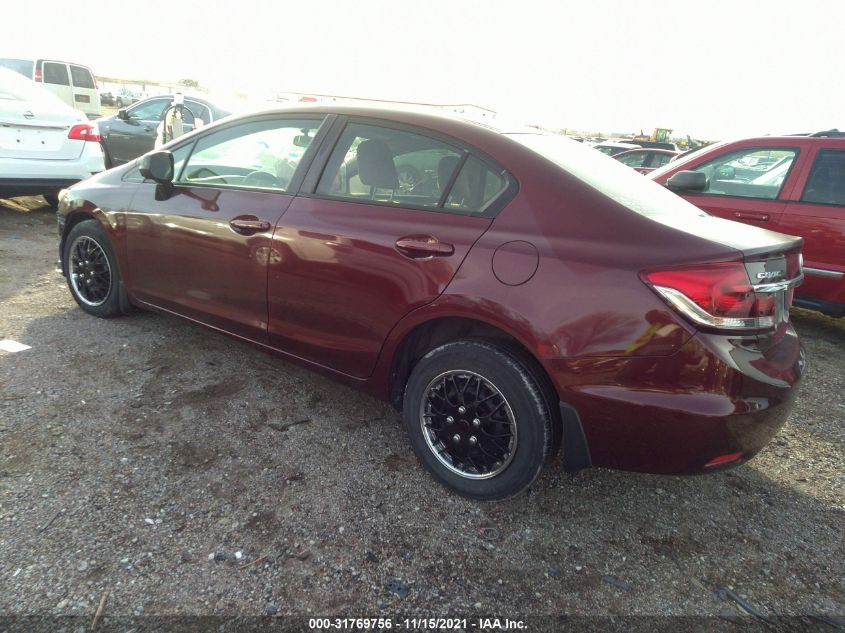 2013 HONDA CIVIC SDN LX 19XFB2F55DE016677