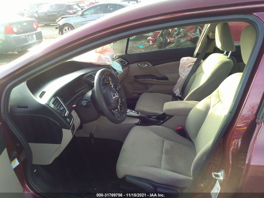 2013 HONDA CIVIC SDN LX 19XFB2F55DE016677