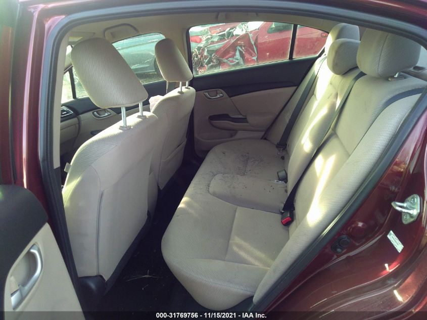 2013 HONDA CIVIC SDN LX 19XFB2F55DE016677