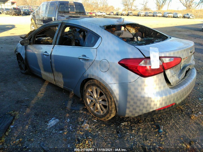 2015 KIA FORTE EX KNAFX4A82F5347470