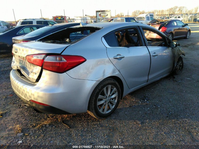 2015 KIA FORTE EX KNAFX4A82F5347470