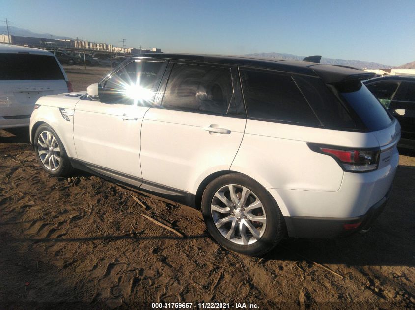 2017 LAND ROVER RANGE ROVER SPORT HSE SALWR2FV5HA162719