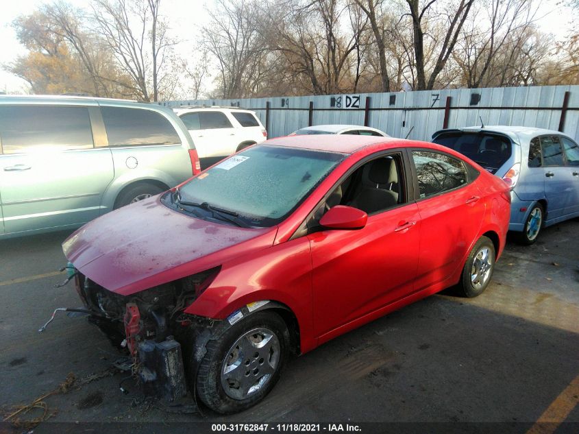 2013 HYUNDAI ACCENT GLS KMHCT4AE8DU556587