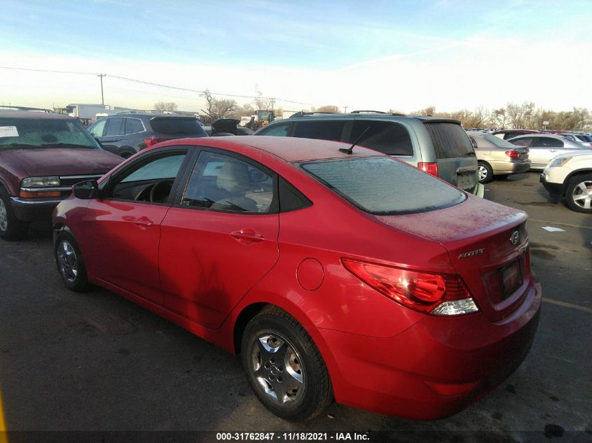 2013 HYUNDAI ACCENT GLS KMHCT4AE8DU556587