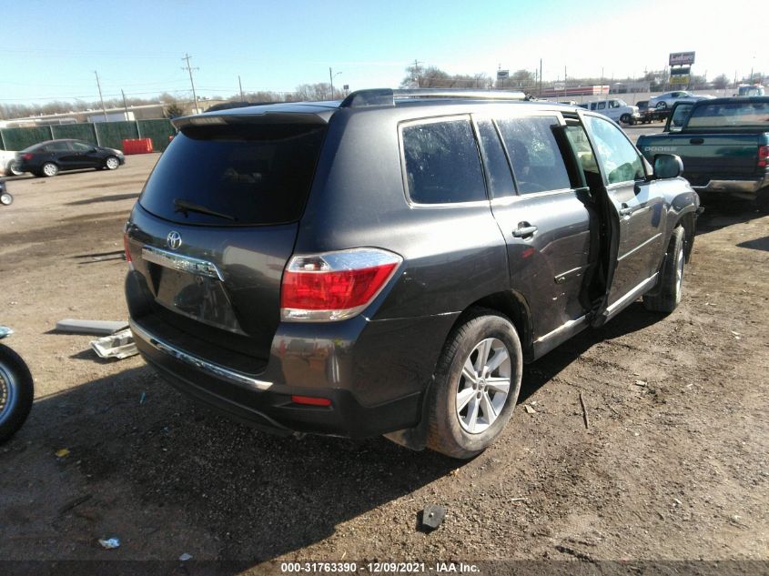 2013 TOYOTA HIGHLANDER 5TDZK3EH0DS091128