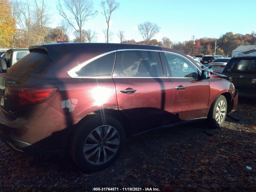 2015 ACURA MDX 5FRYD4H20FB003350