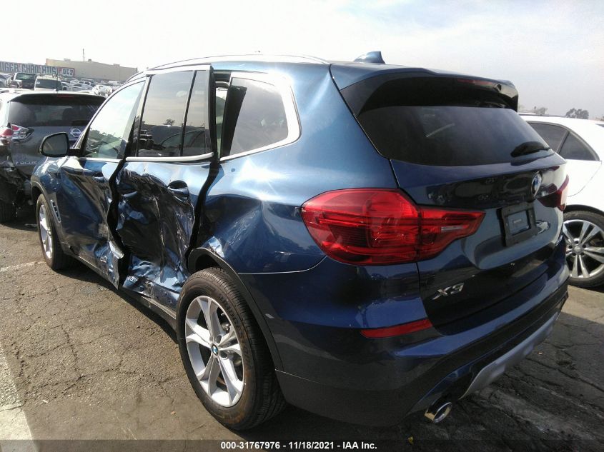 2019 BMW X3 SDRIVE30I 5UXTR7C56KLR48292