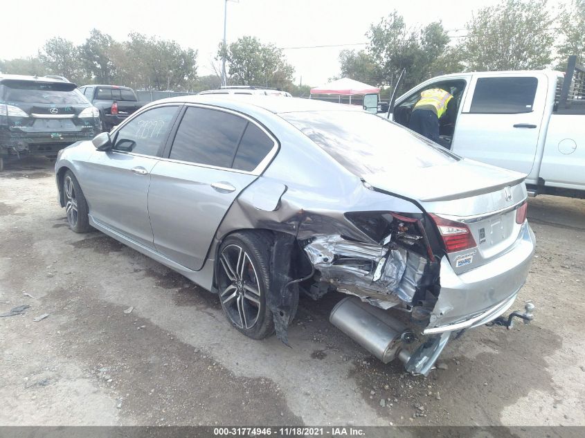 2017 HONDA ACCORD SEDAN SPORT SE 1HGCR2F17HA089538