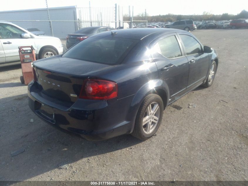 2013 DODGE AVENGER SXT 1C3CDZCG9DN663417