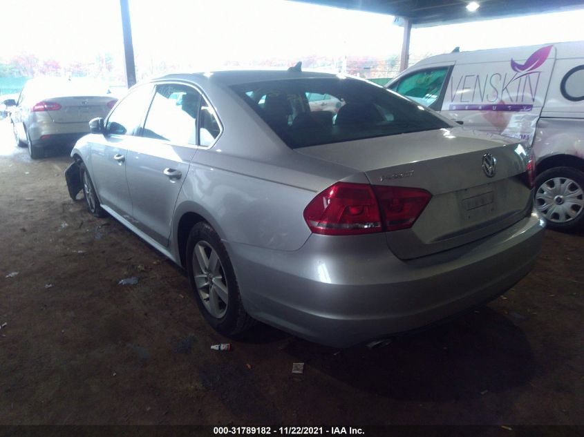2013 VOLKSWAGEN PASSAT TDI SE W/SUNROOF 1VWBN7A3XDC108705