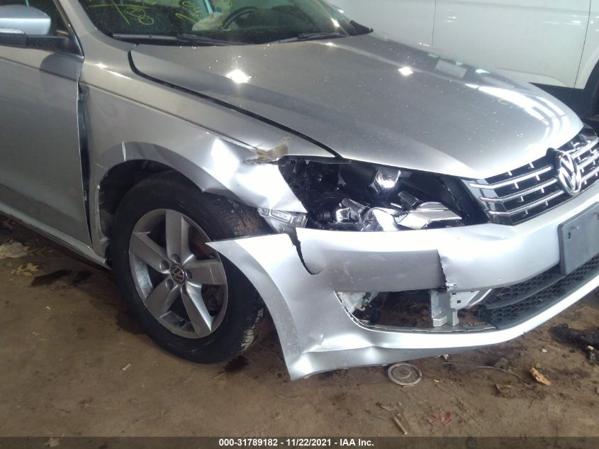 2013 VOLKSWAGEN PASSAT TDI SE W/SUNROOF 1VWBN7A3XDC108705