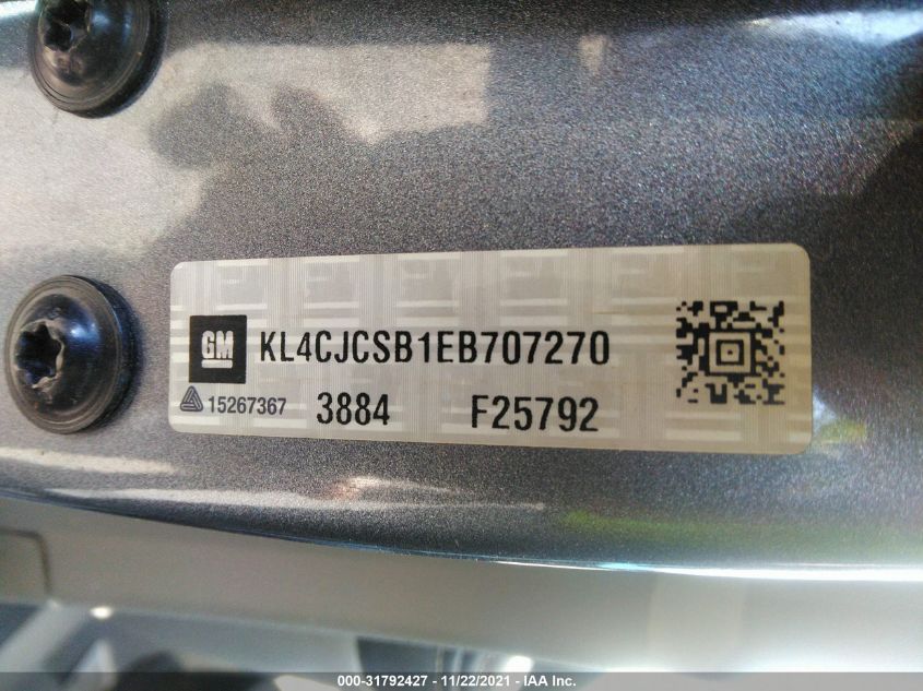 2014 BUICK ENCORE LEATHER KL4CJCSB1EB707270