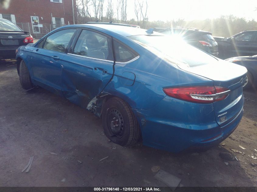 2020 FORD FUSION S 3FA6P0G70LR100974