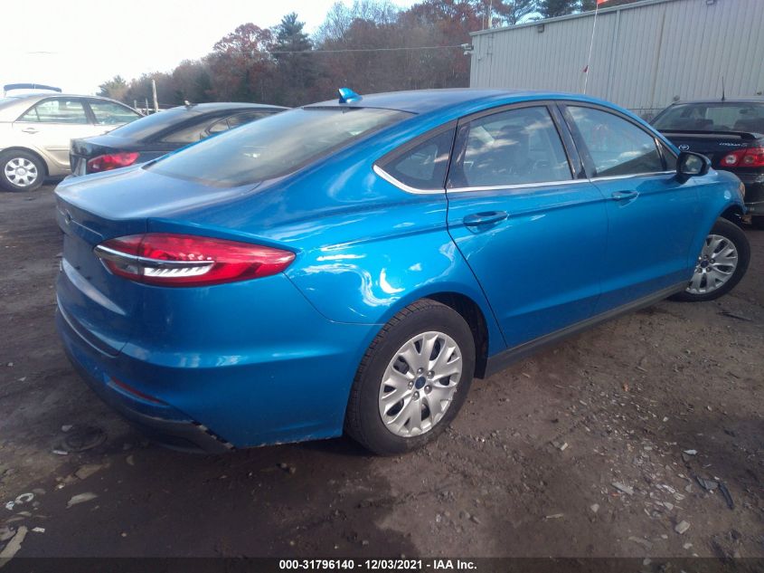 2020 FORD FUSION S 3FA6P0G70LR100974
